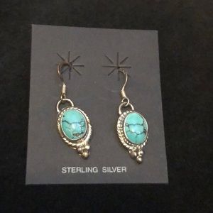 Sterling silver turquoise airings